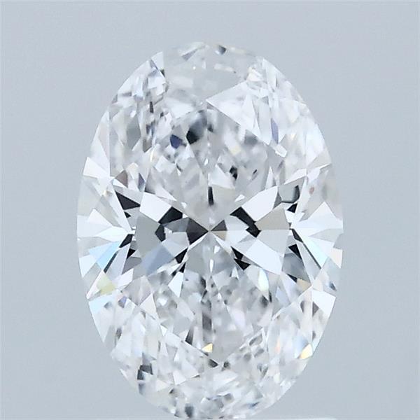 1.10 Carat Oval Lab Grown Diamond, Excellent Polish, D Color, VVS2 Clarity
