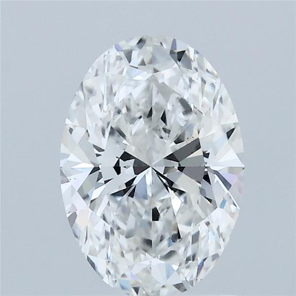 1.10 Carat Oval Lab Grown Diamond, Excellent Polish, E Color, VS1 Clarity