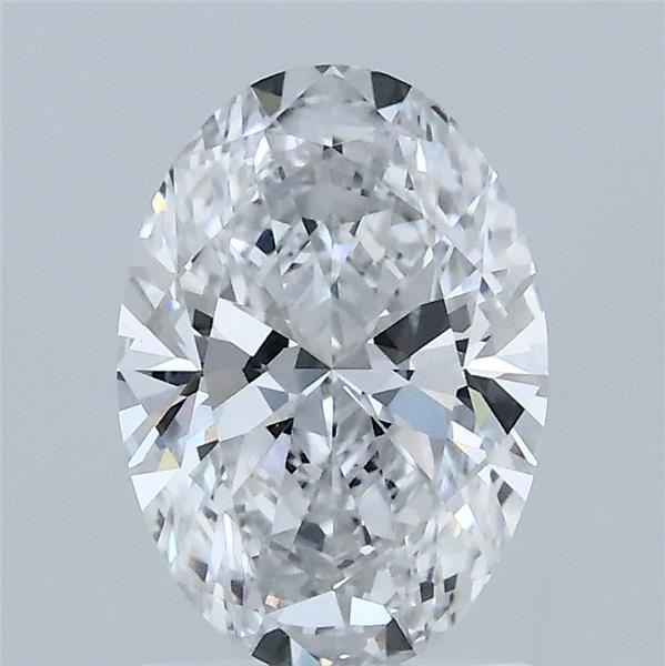 1.41 Carat Oval Lab Grown Diamond, Excellent Polish, D Color, VS1 Clarity