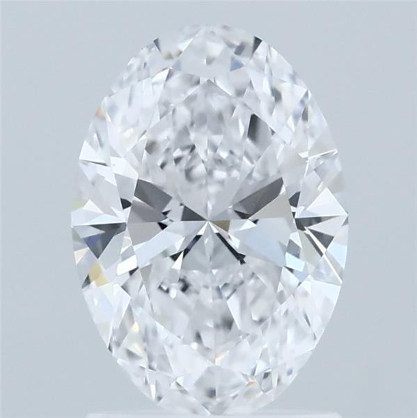 1.41 Carat Oval Lab Grown Diamond, Excellent Polish, D Color, VVS2 Clarity