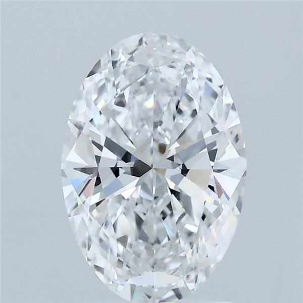 1.50 Carat Oval Lab Grown Diamond, Excellent Polish, D Color, VVS1 Clarity