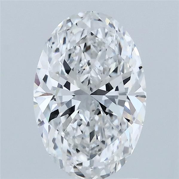 1.50 Carat Oval Lab Grown Diamond, Excellent Polish, E Color, VS1 Clarity