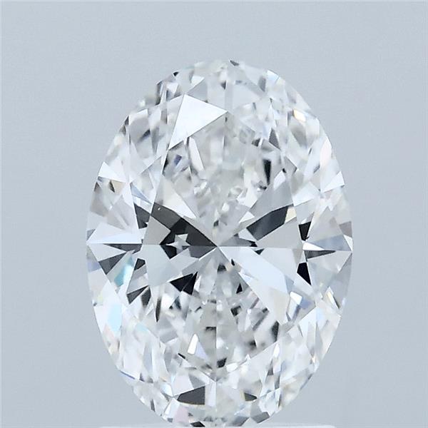 1.50 Carat Oval Lab Grown Diamond, Excellent Polish, E Color, VVS1 Clarity