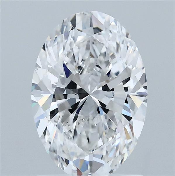 1.51 Carat Oval Lab Grown Diamond, Excellent Polish, D Color, VVS1 Clarity