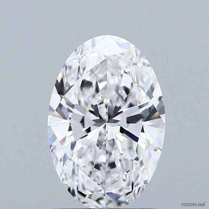 1.51 Carat Oval Lab Grown Diamond, Excellent Polish, E Color, VVS1 Clarity