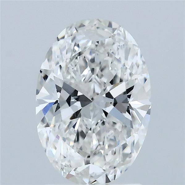 1.52 Carat Oval Lab Grown Diamond, Excellent Polish, F Color, VVS2 Clarity