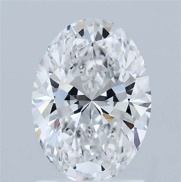1.53 Carat Oval Lab Grown Diamond, Excellent Polish, D Color, VVS1 Clarity