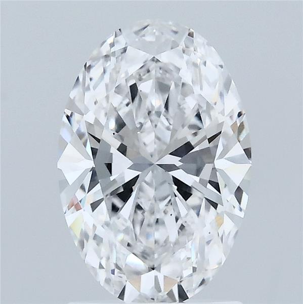 1.59 Carat Oval Lab Grown Diamond, Excellent Polish, D Color, VS1 Clarity