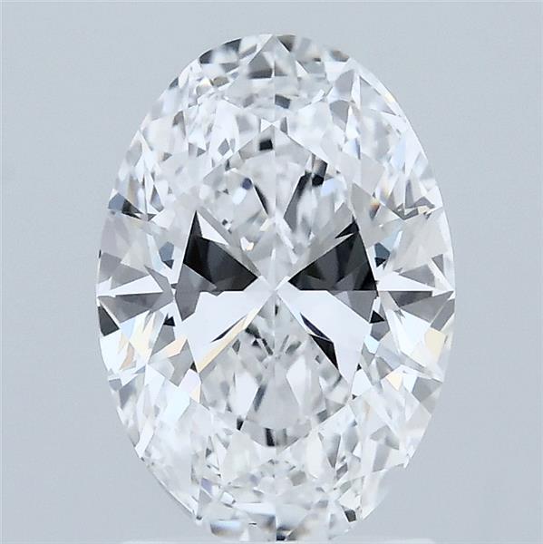 1.60 Carat Oval Lab Grown Diamond, Excellent Polish, D Color, VVS2 Clarity