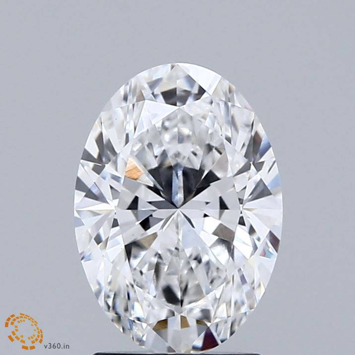 1.84 Carat Oval Lab Grown Diamond, Excellent Polish, E Color, VVS2 Clarity