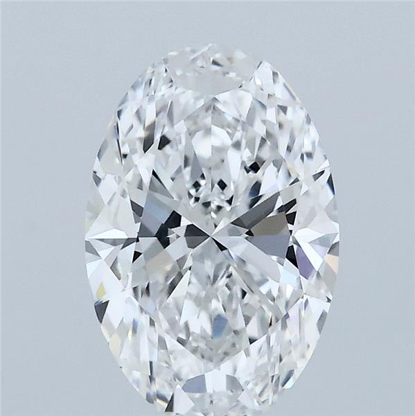 1.94 Carat Oval Lab Grown Diamond, Excellent Polish, D Color, VVS2 Clarity