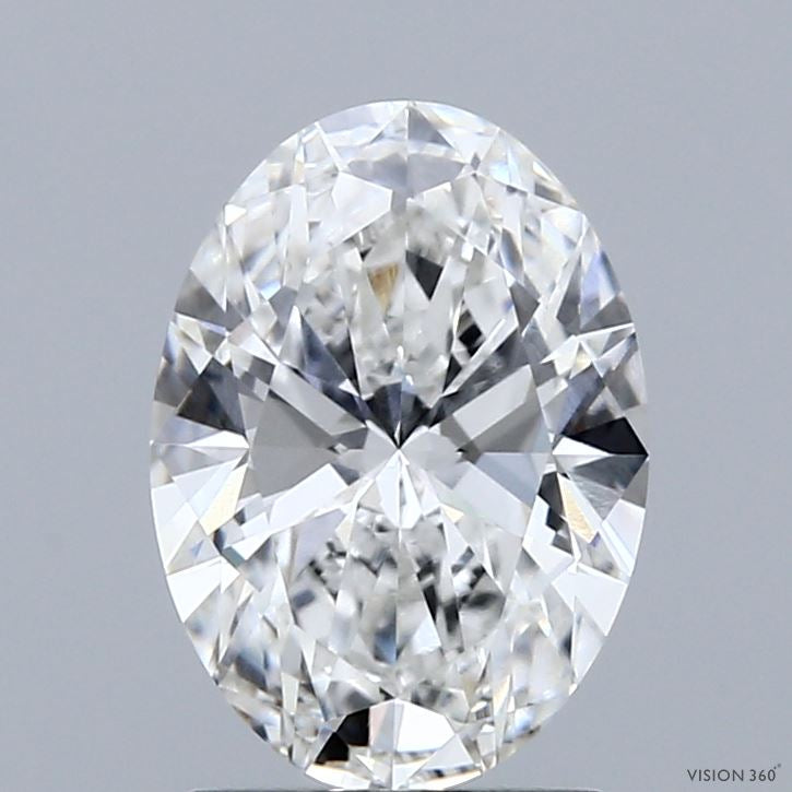 2.00 Carat Oval Lab Grown Diamond, Excellent Polish, E Color, VVS1 Clarity