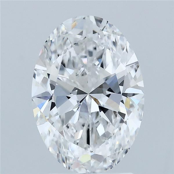 2.01 Carat Oval Lab Grown Diamond, Excellent Polish, D Color, VS1 Clarity