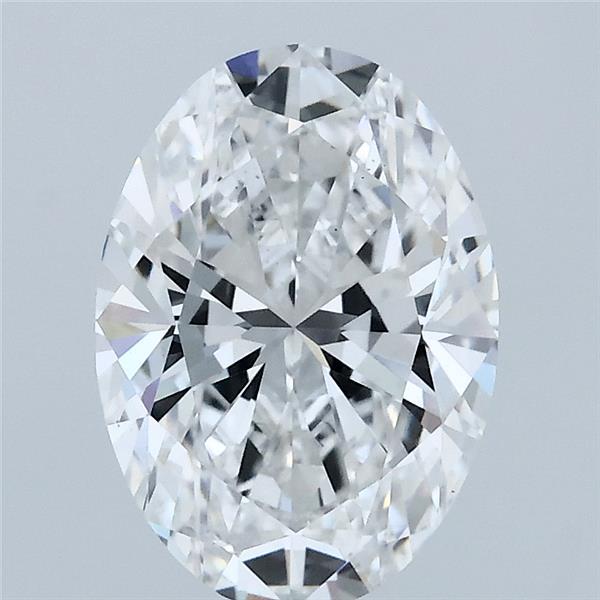 2.01 Carat Oval Lab Grown Diamond, Excellent Polish, D Color, VS1 Clarity