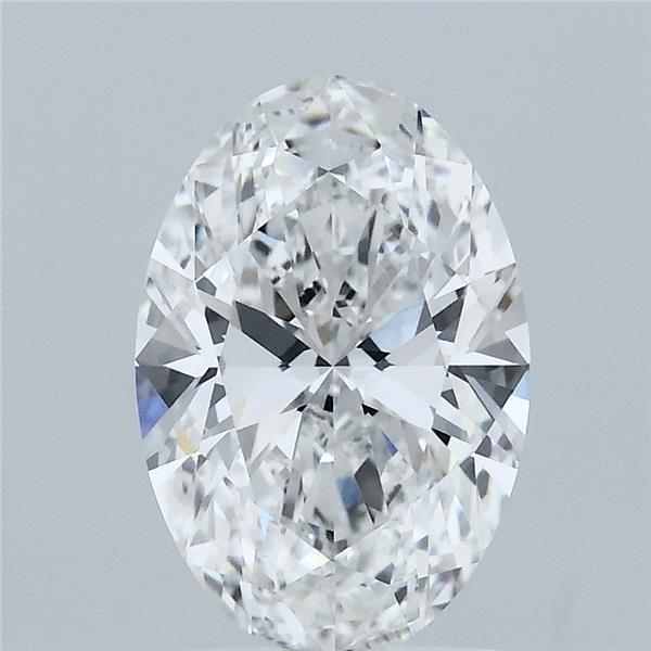 2.02 Carat Oval Lab Grown Diamond, Excellent Polish, E Color, VVS1 Clarity