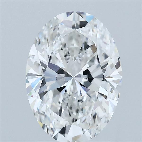 2.06 Carat Oval Lab Grown Diamond, Excellent Polish, E Color, VVS1 Clarity