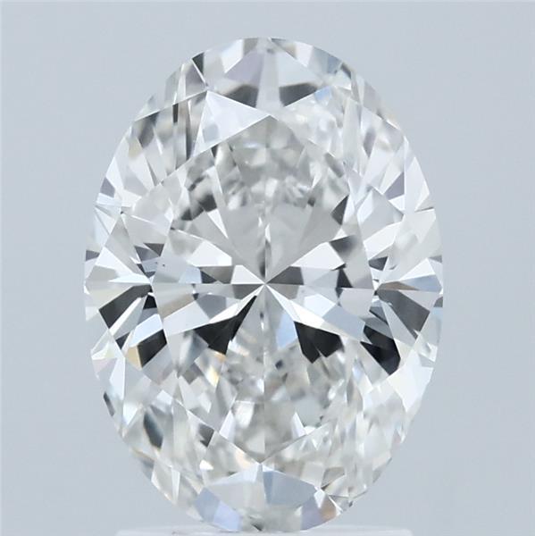 2.06 Carat Oval Lab Grown Diamond, Excellent Polish, F Color, VVS2 Clarity