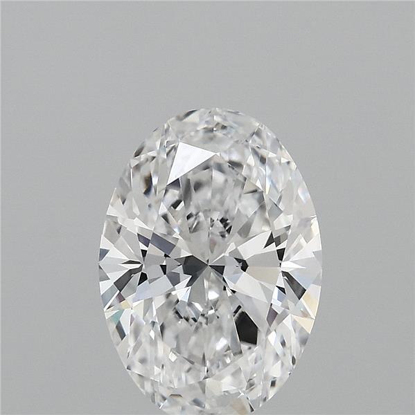 2.09 Carat Oval Lab Grown Diamond, Excellent Polish, D Color, VVS1 Clarity