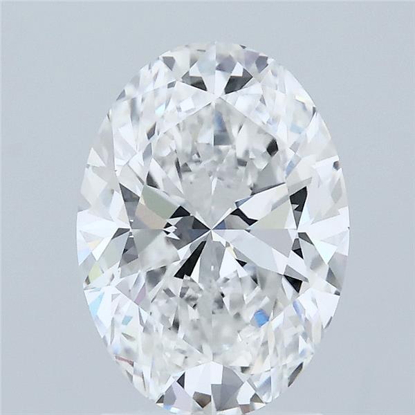 2.09 Carat Oval Lab Grown Diamond, Excellent Polish, E Color, VVS1 Clarity