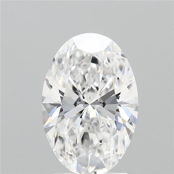 2.58 Carat Oval Lab Grown Diamond, Excellent Polish, E Color, VVS1 Clarity