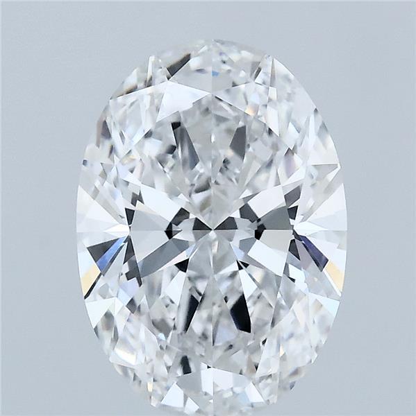 2.80 Carat Oval Lab Grown Diamond, Excellent Polish, D Color, VS1 Clarity