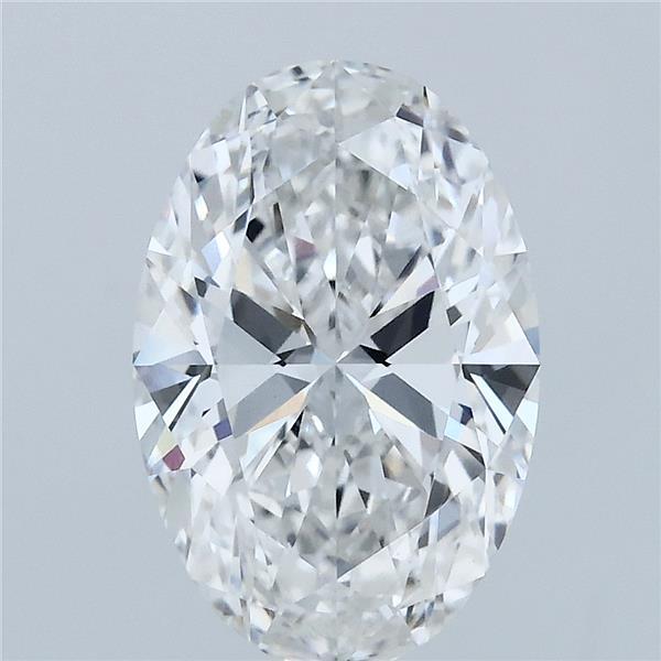 2.80 Carat Oval Lab Grown Diamond, Excellent Polish, E Color, VS1 Clarity