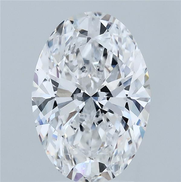 2.87 Carat Oval Lab Grown Diamond, Excellent Polish, D Color, VVS1 Clarity
