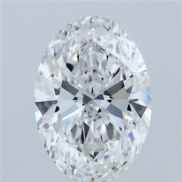 3.00 Carat Oval Lab Grown Diamond, Excellent Polish, E Color, VVS2 Clarity