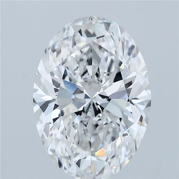 3.01 Carat Oval Lab Grown Diamond, Excellent Polish, E Color, VVS2 Clarity
