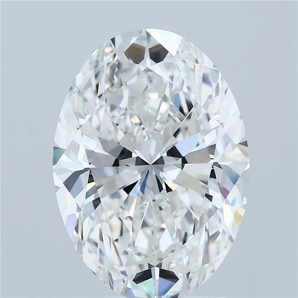 3.08 Carat Oval Lab Grown Diamond, Excellent Polish, E Color, VVS1 Clarity