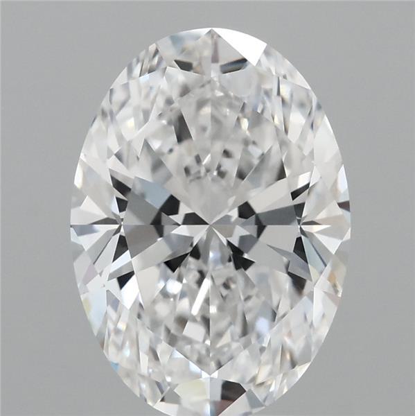 3.26 Carat Oval Lab Grown Diamond, Excellent Polish, D Color, VVS1 Clarity