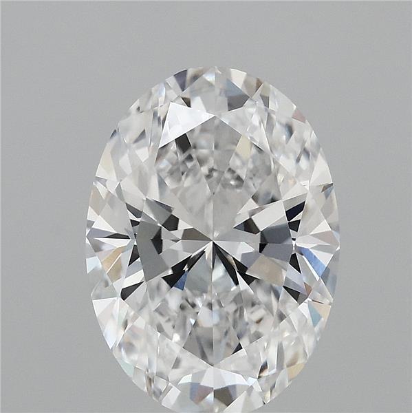 3.31 Carat Oval Lab Grown Diamond, Excellent Polish, D Color, VVS1 Clarity