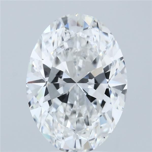 4.01 Carat Oval Lab Grown Diamond, Excellent Polish, E Color, VS1 Clarity