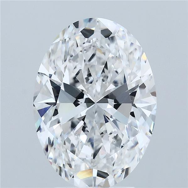 4.03 Carat Oval Lab Grown Diamond, Excellent Polish, D Color, VS1 Clarity