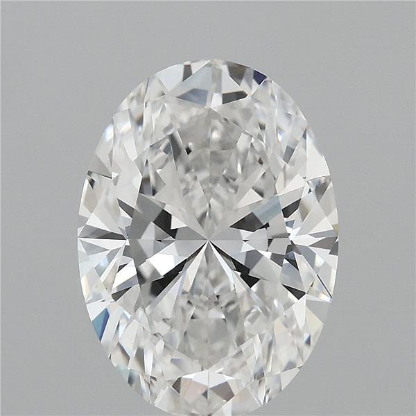 4.04 Carat Oval Lab Grown Diamond, Excellent Polish, E Color, VVS1 Clarity