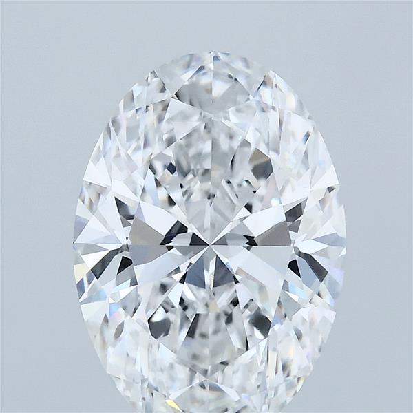 4.27 Carat Oval Lab Grown Diamond, Excellent Polish, D Color, VVS1 Clarity