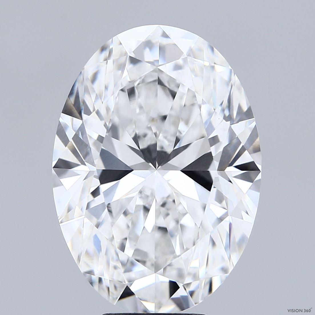 7.81 Carat Oval Lab Grown Diamond, Excellent Polish, E Color, VVS2 Clarity