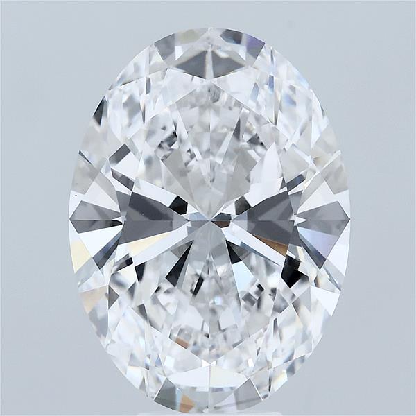8.02 Carat Oval Lab Grown Diamond, Excellent Polish, D Color, VS1 Clarity