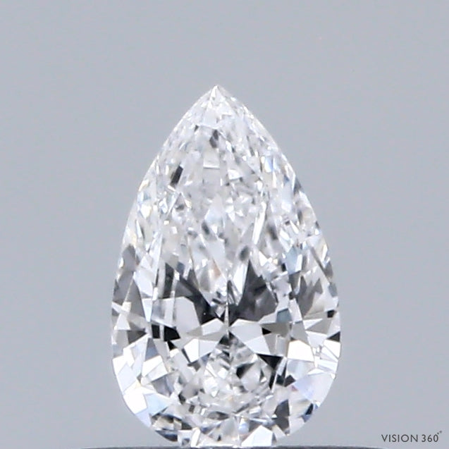 0.30 Carat Pear Lab Grown Diamond, Very Good Polish, D Color, VVS1 Clarity