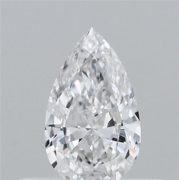 0.30 Carat Pear Lab Grown Diamond, Very Good Polish, D Color, VVS2 Clarity