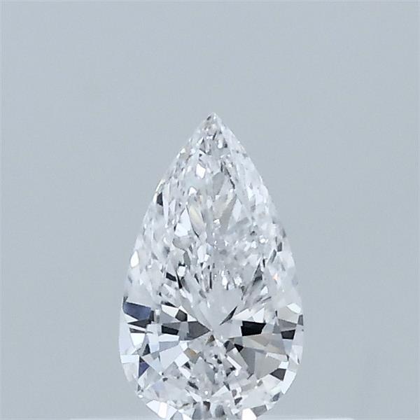 0.30 Carat Pear Lab Grown Diamond, Very Good Polish, D Color, VVS2 Clarity