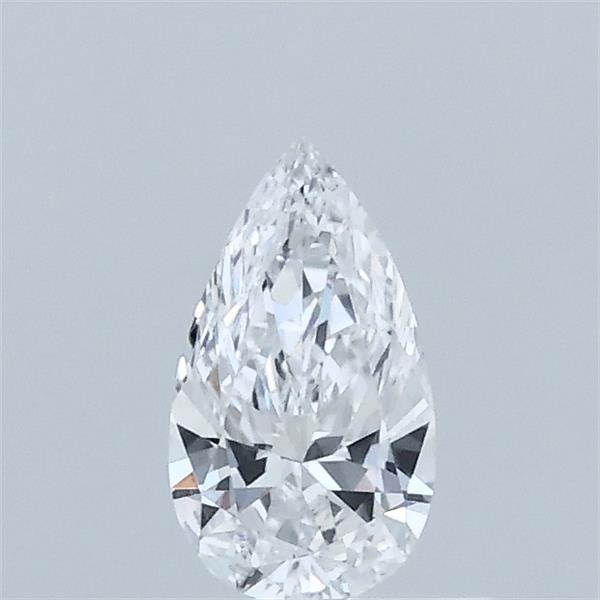 0.30 Carat Pear Lab Grown Diamond, Very Good Polish, D Color, VVS2 Clarity