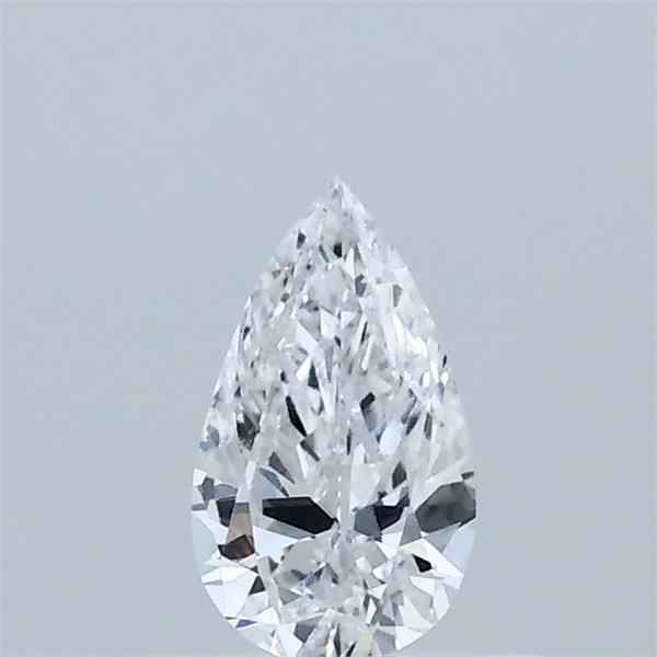 0.30 Carat Pear Lab Grown Diamond, Very Good Polish, D Color, VVS2 Clarity