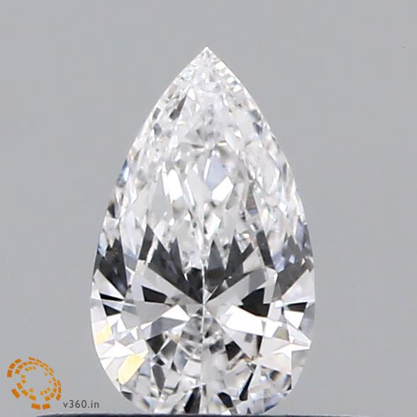 0.31 Carat Pear Lab Grown Diamond, Very Good Polish, E Color, VVS1 Clarity