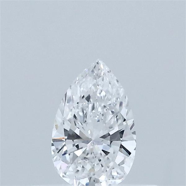 0.32 Carat Pear Lab Grown Diamond, Very Good Polish, D Color, VVS2 Clarity