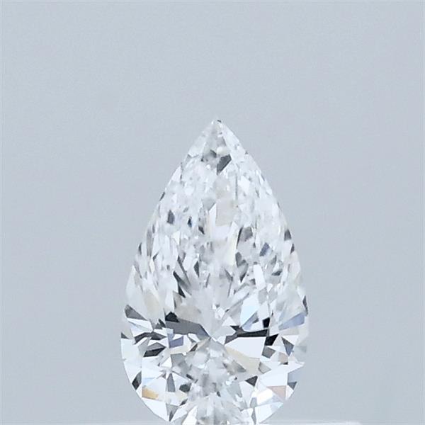 0.32 Carat Pear Lab Grown Diamond, Very Good Polish, D Color, VVS2 Clarity