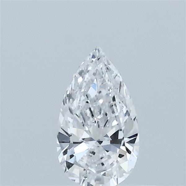 0.32 Carat Pear Lab Grown Diamond, Very Good Polish, D Color, VVS2 Clarity