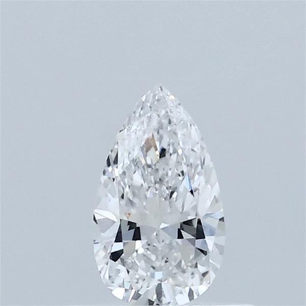 0.32 Carat Pear Lab Grown Diamond, Very Good Polish, E Color, VVS2 Clarity