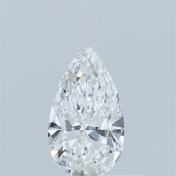 0.32 Carat Pear Lab Grown Diamond, Very Good Polish, E Color, VVS2 Clarity