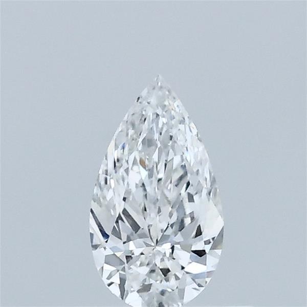 0.33 Carat Pear Lab Grown Diamond, Very Good Polish, D Color, VVS2 Clarity
